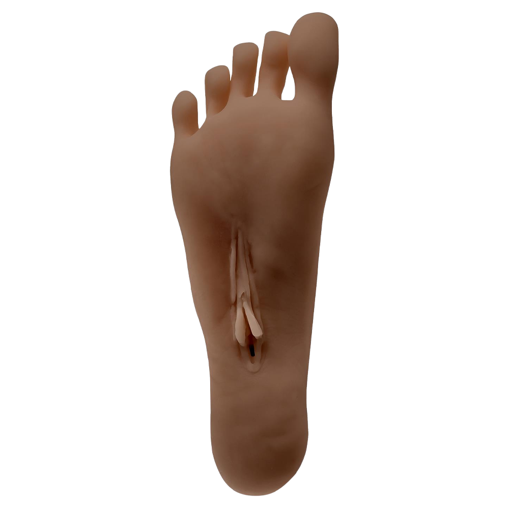 realistisk fotleksak, fotfetisch, penetrerbar kanal, hudvänligt tpe-material, ftalatfri, latexfri, mjuk yta, verklighetstrogen design, sensuell hålfot, realistiska tår, rundad häl, tight känsla, 14cm djup, frigöringsöppning, lätt rengöring, bonus ring, vibratorring, penisring, testikelring, fördröjd utlösning, ökad stimulans, kraftfull orgasm, zero tolerance serie, evolved sexleksak, fetischleksak, för fotfetischister