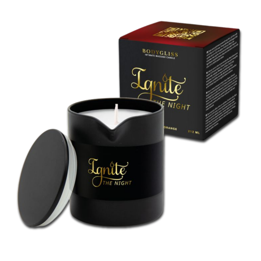 Intimate Massage Candle - Chai Spices And Blood Orange