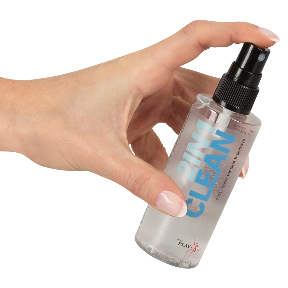 intim rengöringsspray sexleksaker vegansk alkoholfri parfymfri mild formula aloe vera kamomill malva hudvänlig vård lugnande återfuktande hygien spray praktisk enkel användning känslig hud trygg dermatest