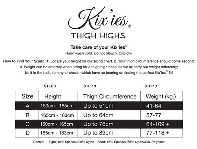 Thigh High - Sandra-Kix'ies-