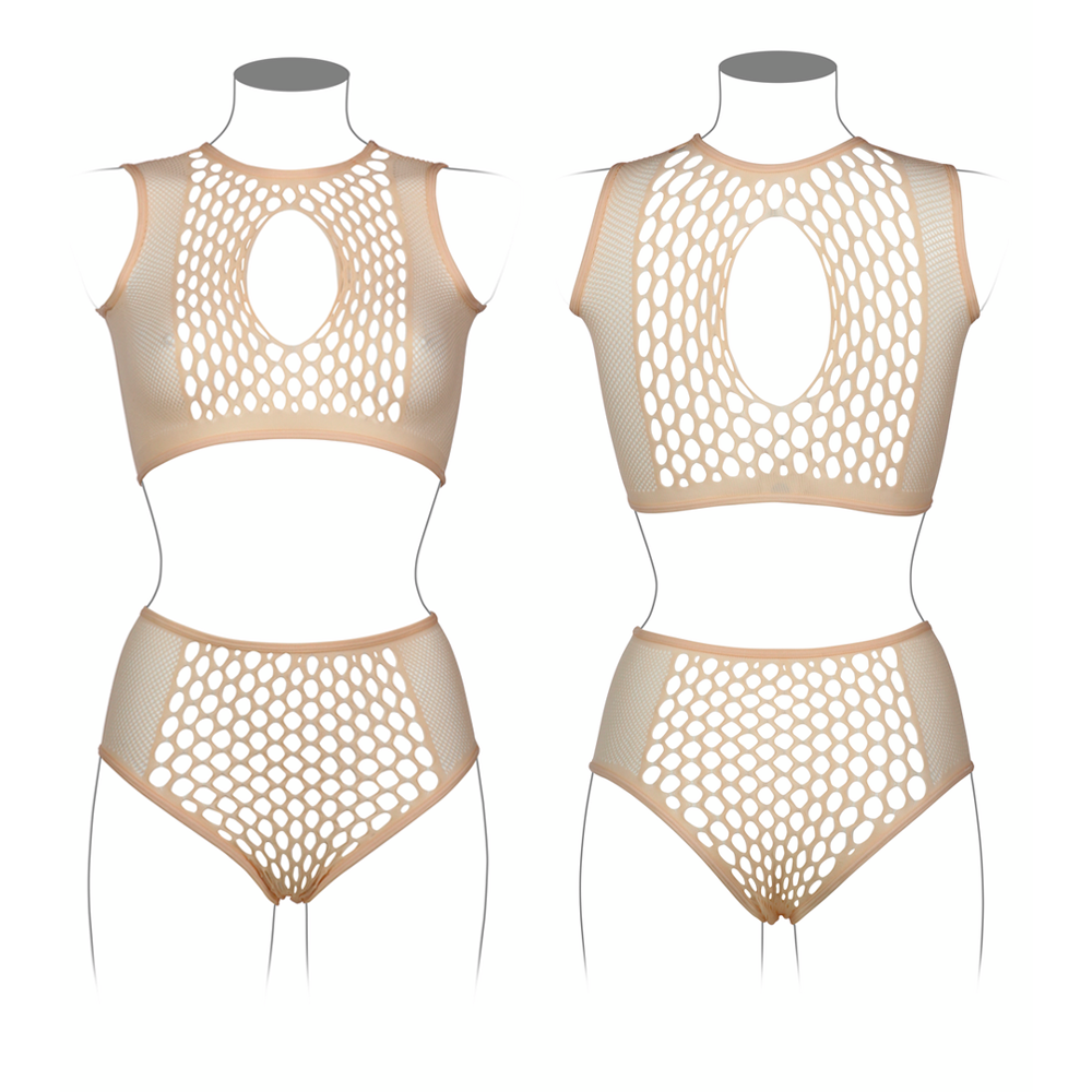 Two Piece Set Fishnet and Fence Net