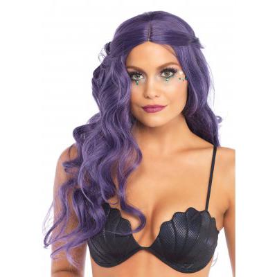 Wavy Purple Mermaid Wig-Leg Avenue-