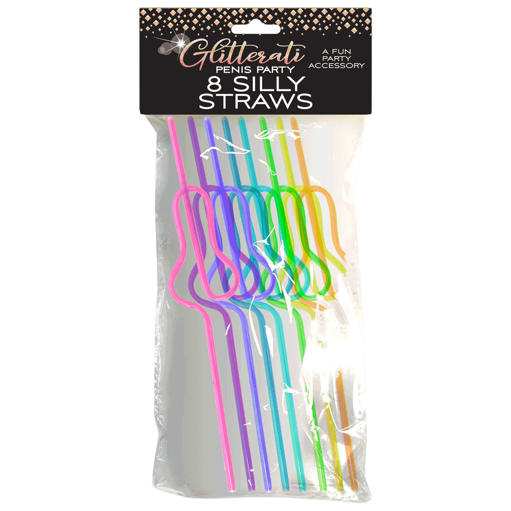 Glitterati - Penis Party 8 Silly Straws