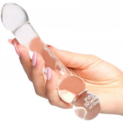 Fifty Shades of Grey - Drive Me Crazy Glass Massage Wand-Love Honey-