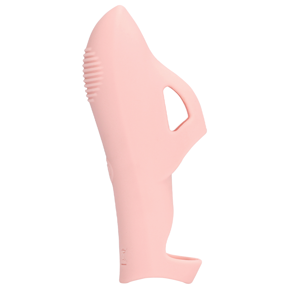 fingervibrator rosa klitorisstimulerare räfflad topp vattentålig uppladdningsbar sexleksak för kvinna män par onani stimulans orgasm mjukt silikon diskret sexleksak