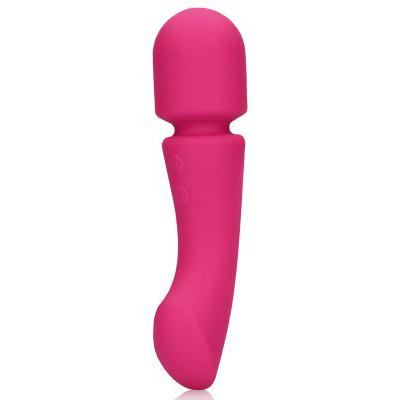 Ultra Soft Silicone Double-Sided Wand Vibrator-Loveline-