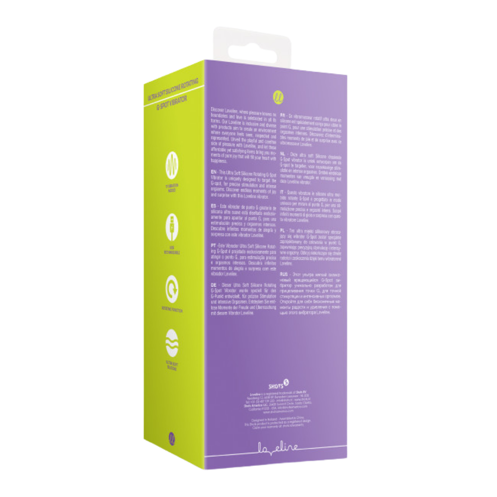 Ultra Soft Silicone Rotating G-Spot Vibrator