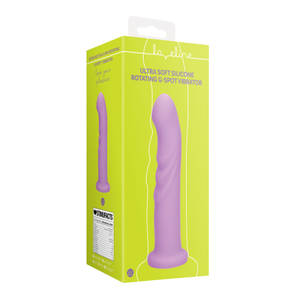 Ultra Soft Silicone Rotating G-Spot Vibrator