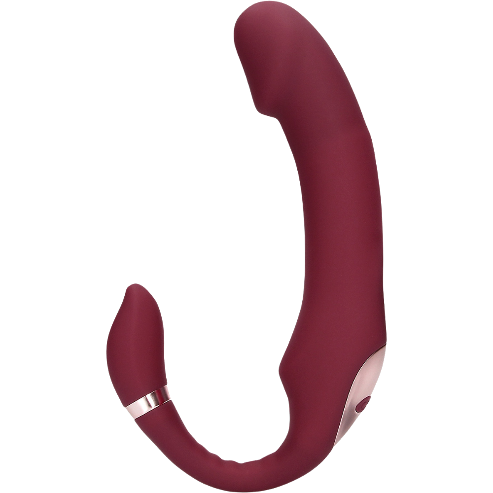 Bendable Vibrating Strapless Strap-on