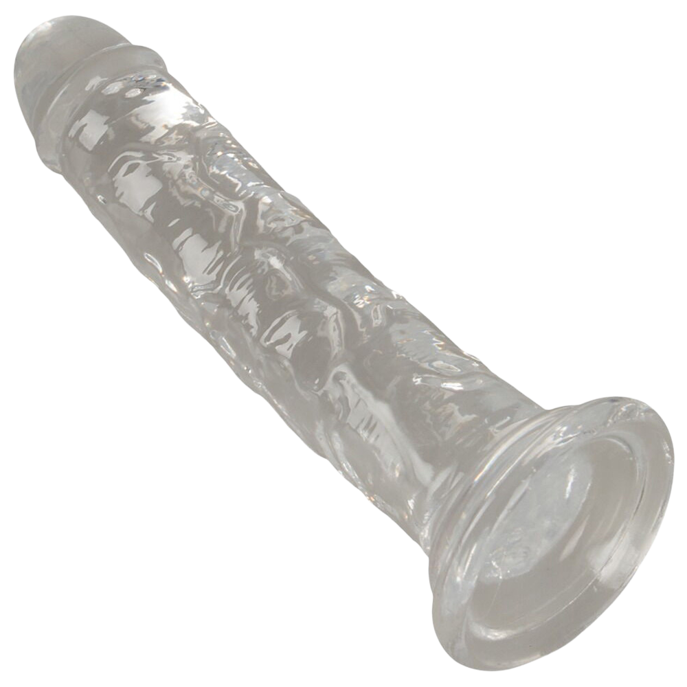 transparent realistisk dildo ådrig penisformad sugpropp flexibel sexleksak strap-on kompatibel tpe mjuk hudlik känsla anal säker onani leksak