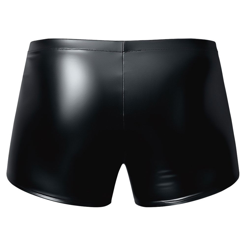 sexiga herrshorts wetlook låg midja elastisk stretchig trosa male power konturerad påse bekväm passform glänsande tyg mjuk spandex polyester underkläder stödjande design stilfull kalsong sensuell boxershorts