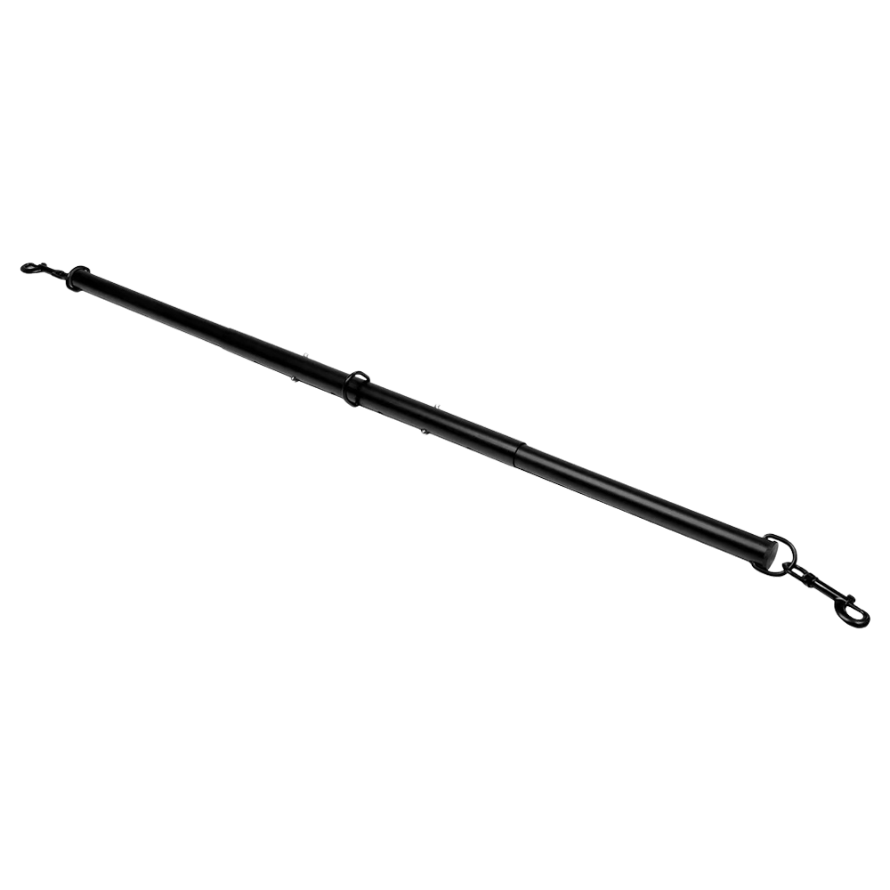 justerbar spreader bar bondage stång robust järn karbinhakar metallring bdsm tillbehör fäste handklovar ankelbojor rep kedjor dominans fixering hållbar fetish lek erotik positionering