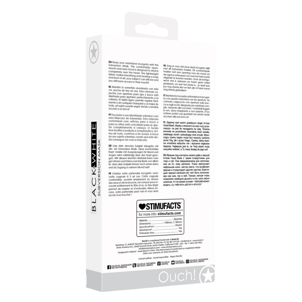 Black & White - Subversion Mask