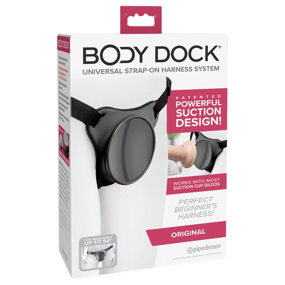strap-on harness bekvämt justerbart push play system sugpropp kompatibel anatomisk passform tryckfördelande platta nybörjarvänlig följsam sele stabil infästning abs polyamid sexleksak hållbar