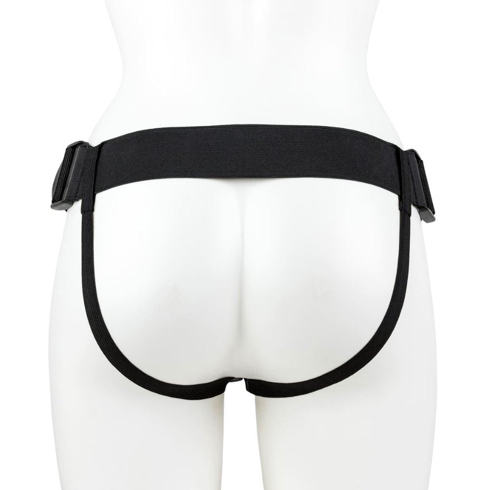 Vibrating Hollow Strap-on 6"