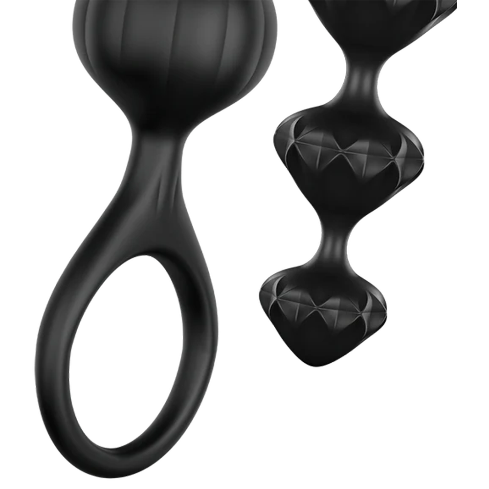 mjuka analkulor silikon flexibla anal beads sexleksak analträning nybörjare sensuell stimulans säkert grepp glidmedel satisfyer parlek sexleksaker