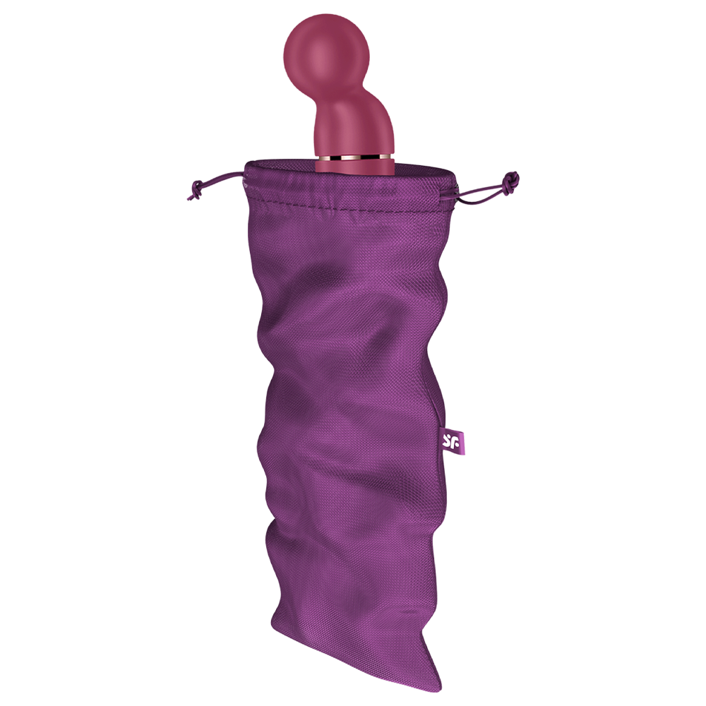 diskret lyxig förvaringspåse sexleksaker hållbar nylon polyester polypropylen mjuk lätt elegant praktisk resvänlig hygienisk smidig säker organiserad intimpåse travel bag stilren design satisfyer accessoar skydd