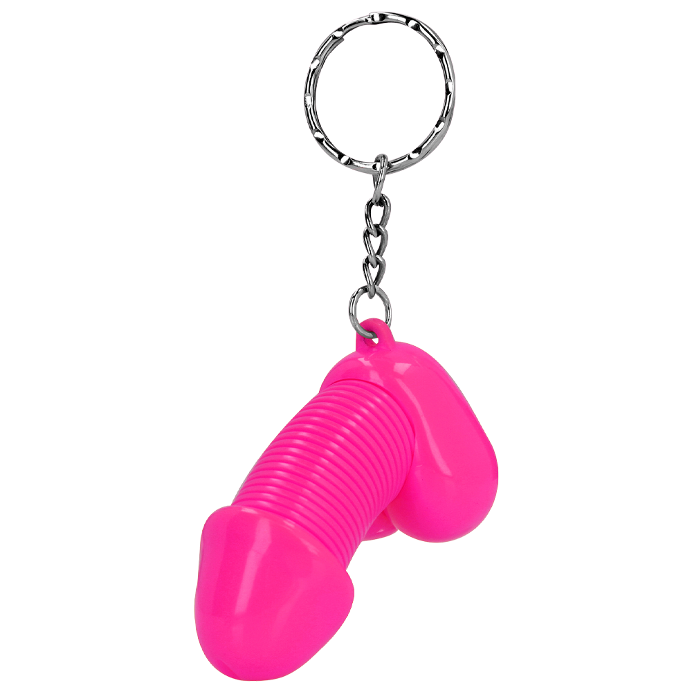 stretchbar nyckelring penisfigur rolig present humoraccessoar partypryl elastisk leksak unisex gåva unik design vuxen skämt souvenir