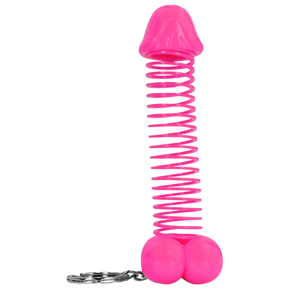 stretchbar nyckelring penisfigur rolig present humoraccessoar partypryl elastisk leksak unisex gåva unik design vuxen skämt souvenir