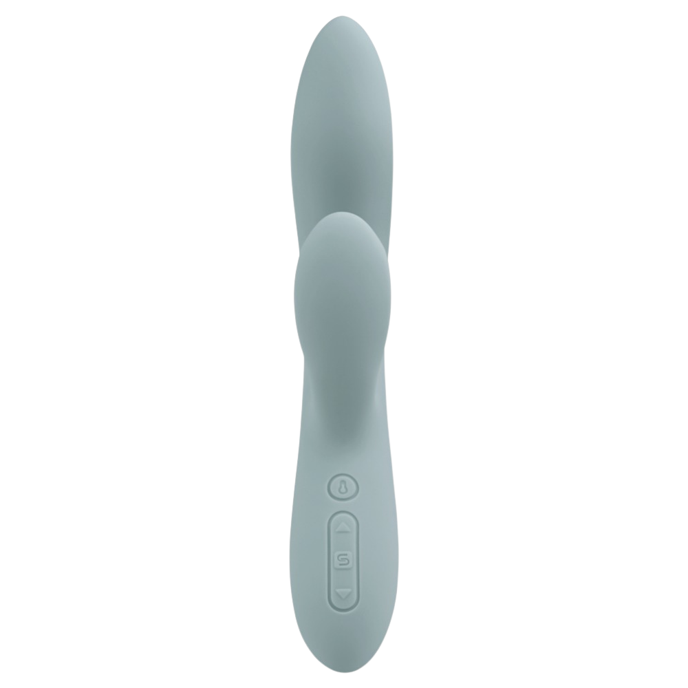 rabbitvibrator värmefunktion appstyrd dubbelmotor g-punktstimulans klitorisstimulator uppladdningsbar usb tyst vattentät reselås minnesfunktion silikon ergonomisk sexleksak interaktiv fjärrstyrning partnerlek mjuk flexibel sexleksak