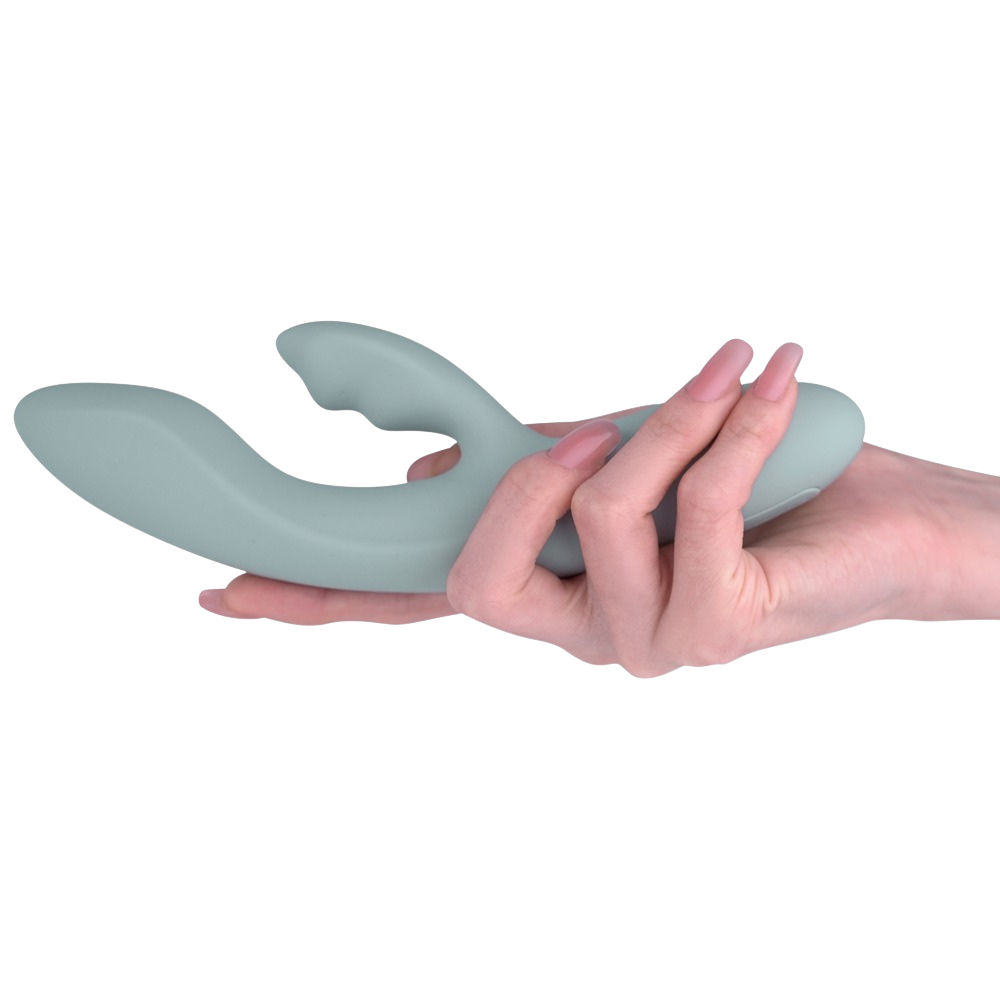 rabbitvibrator värmefunktion appstyrd dubbelmotor g-punktstimulans klitorisstimulator uppladdningsbar usb tyst vattentät reselås minnesfunktion silikon ergonomisk sexleksak interaktiv fjärrstyrning partnerlek mjuk flexibel sexleksak