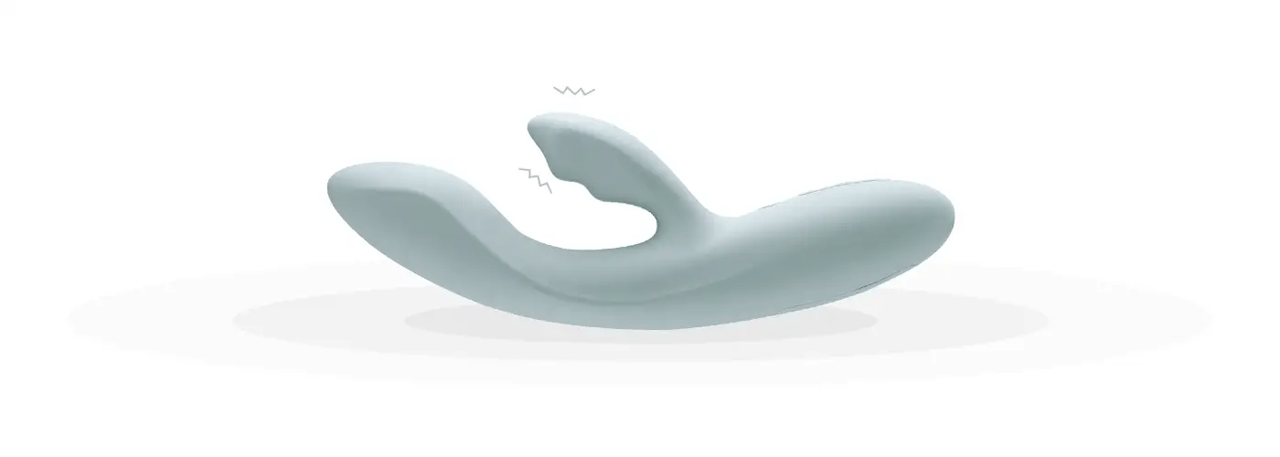 rabbitvibrator värmefunktion appstyrd dubbelmotor g-punktstimulans klitorisstimulator uppladdningsbar usb tyst vattentät reselås minnesfunktion silikon ergonomisk sexleksak interaktiv fjärrstyrning partnerlek mjuk flexibel sexleksak