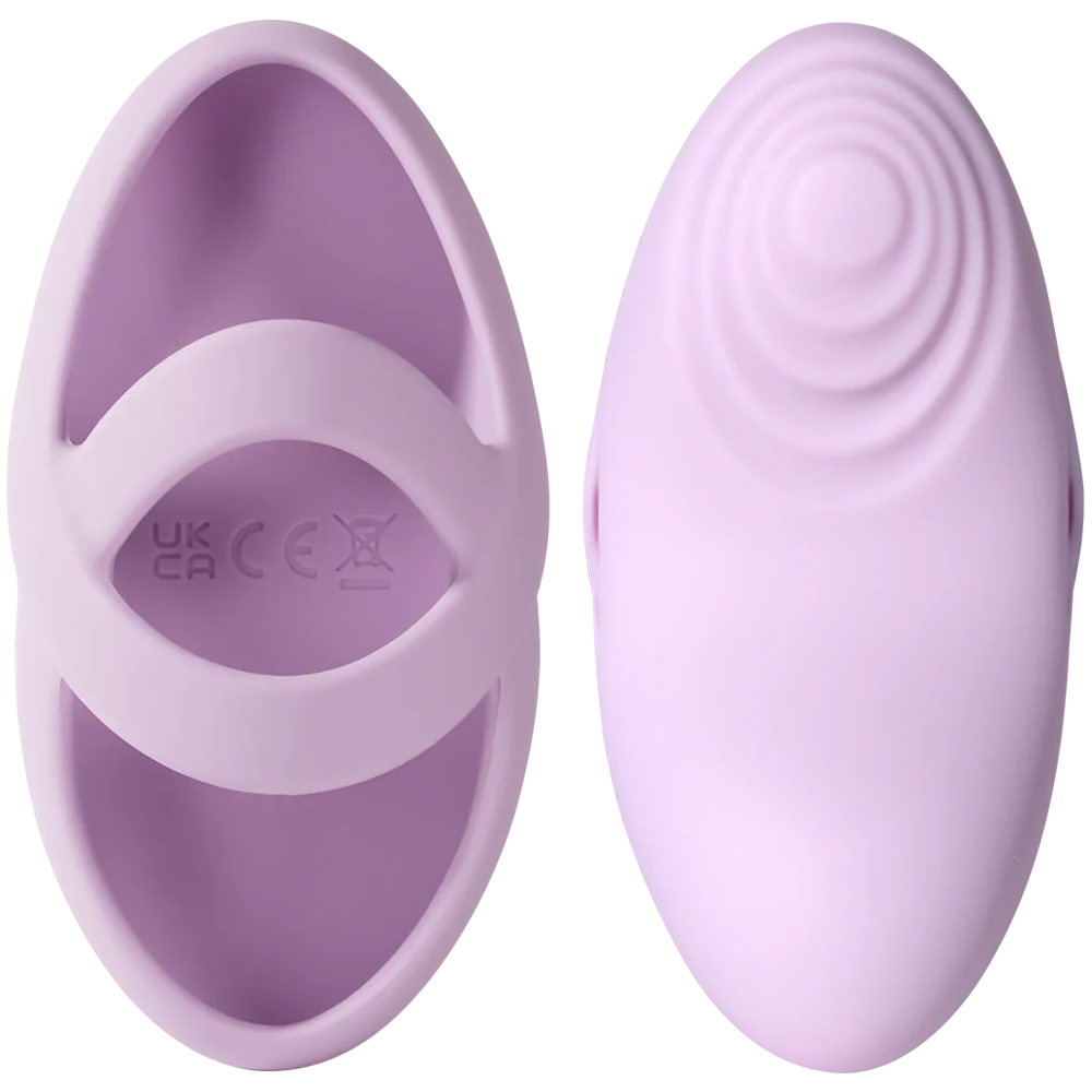 vattentät uppladdningsbar finger vibrator med värmefunktion appstyrd fjärrstyrd klitorisstimulator flexibel silikonsleeve diskret resevänlig trådlös stimulator trosvibrator ergonomisk design trummande funktion