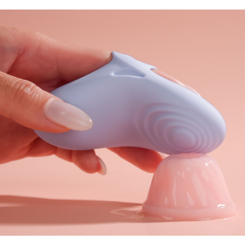 vattentät uppladdningsbar finger vibrator med värmefunktion appstyrd fjärrstyrd klitorisstimulator flexibel silikonsleeve diskret resevänlig trådlös stimulator trosvibrator ergonomisk design trummande funktion