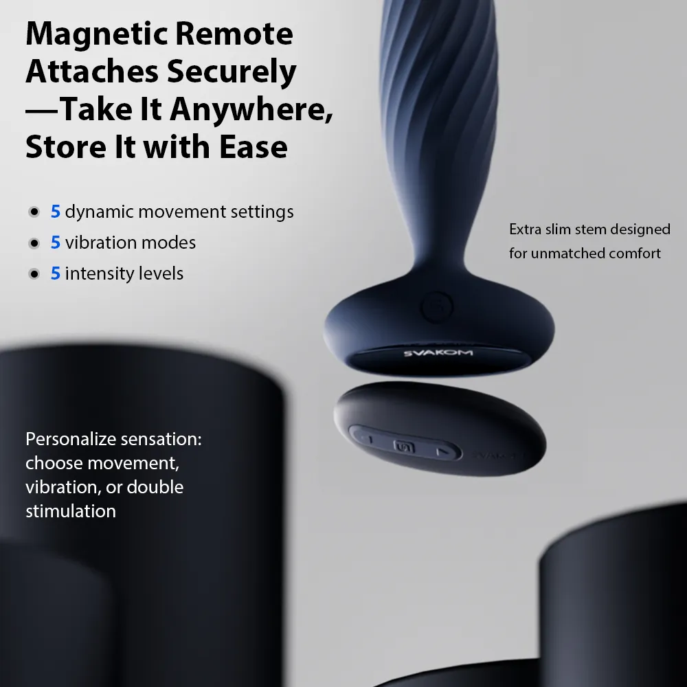 Jordan App-Controlled Thrusting Anal Vibrator