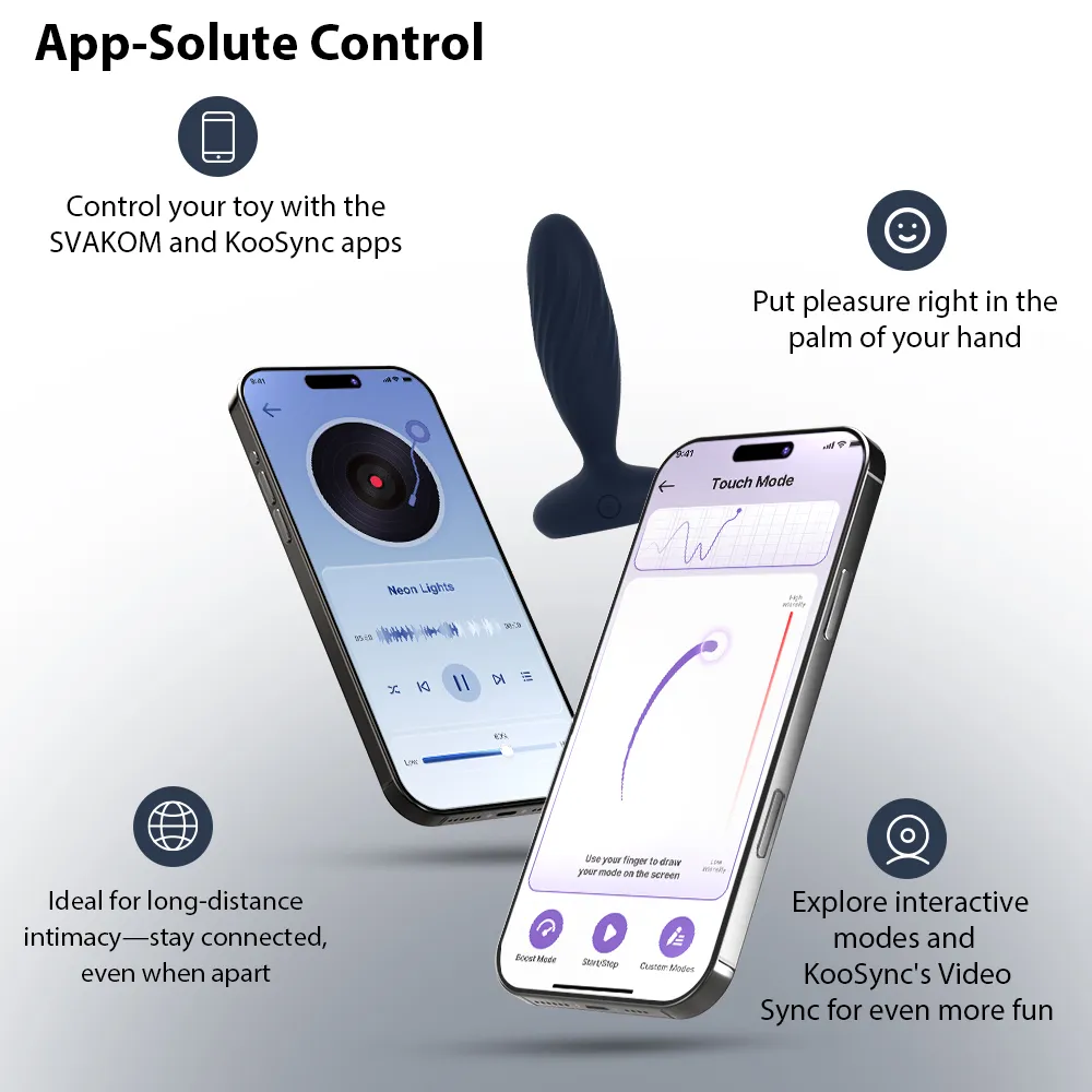 Jordan App-Controlled Thrusting Anal Vibrator
