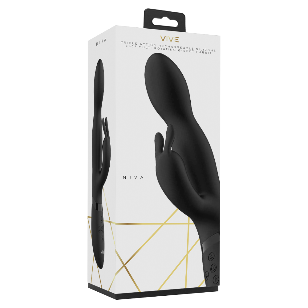rabbitvibrator trippelmotor roterande skaft klimaxfunktion kittlande öron silikonyta kroppsvänlig vattentät uppladdningsbar stark vibration multifunktionell smidig kontrollpanel sexleksak massagefunktion sexleksaksdesign