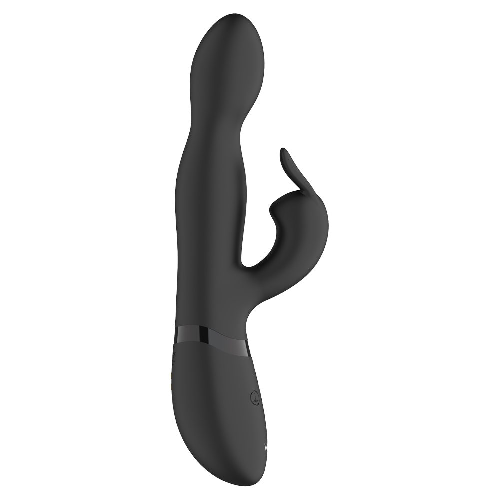 rabbitvibrator trippelmotor roterande skaft klimaxfunktion kittlande öron silikonyta kroppsvänlig vattentät uppladdningsbar stark vibration multifunktionell smidig kontrollpanel sexleksak massagefunktion sexleksaksdesign