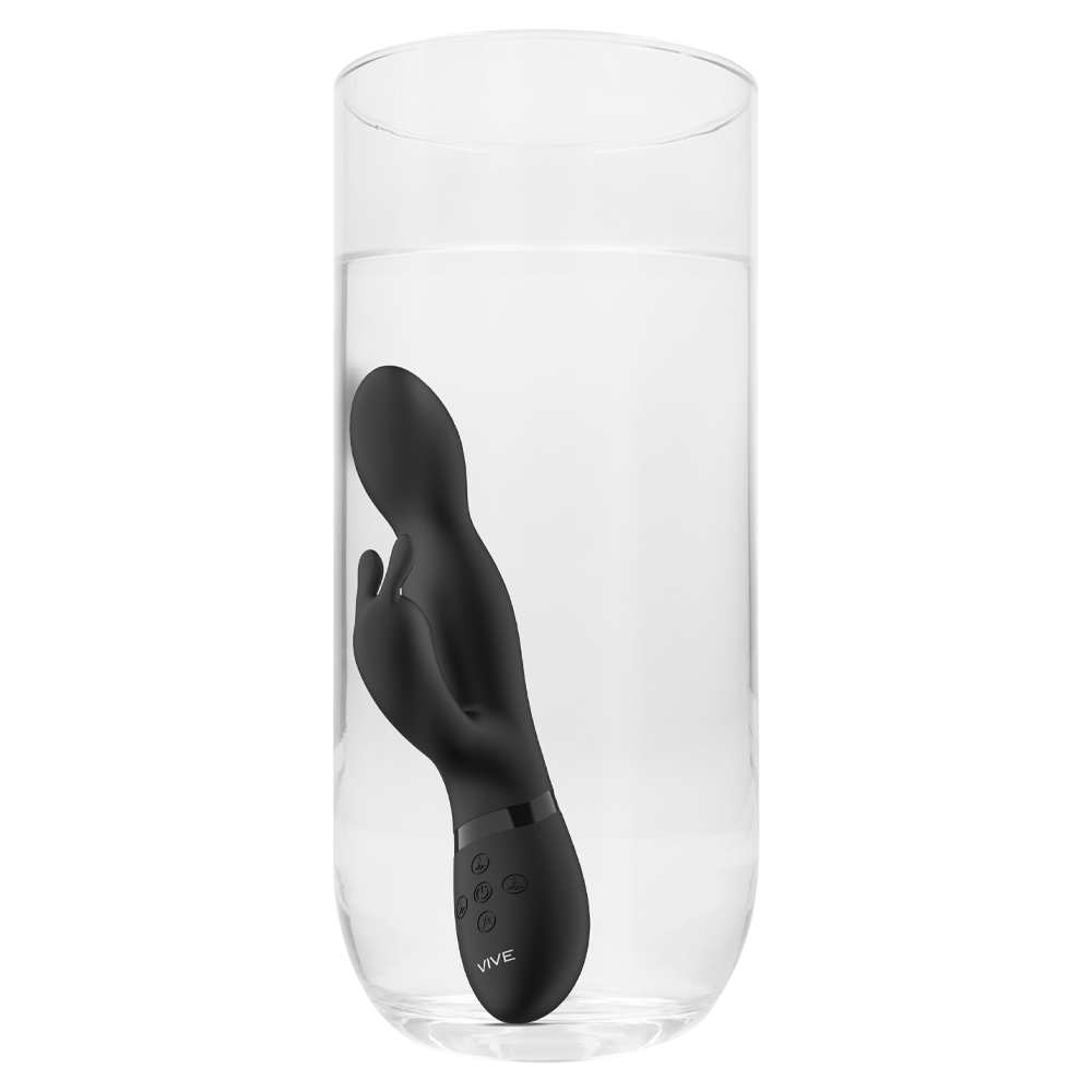rabbitvibrator trippelmotor roterande skaft klimaxfunktion kittlande öron silikonyta kroppsvänlig vattentät uppladdningsbar stark vibration multifunktionell smidig kontrollpanel sexleksak massagefunktion sexleksaksdesign