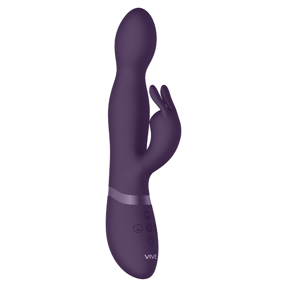 rabbitvibrator trippelmotor roterande skaft klimaxfunktion kittlande öron silikonyta kroppsvänlig vattentät uppladdningsbar stark vibration multifunktionell smidig kontrollpanel sexleksak massagefunktion sexleksaksdesign