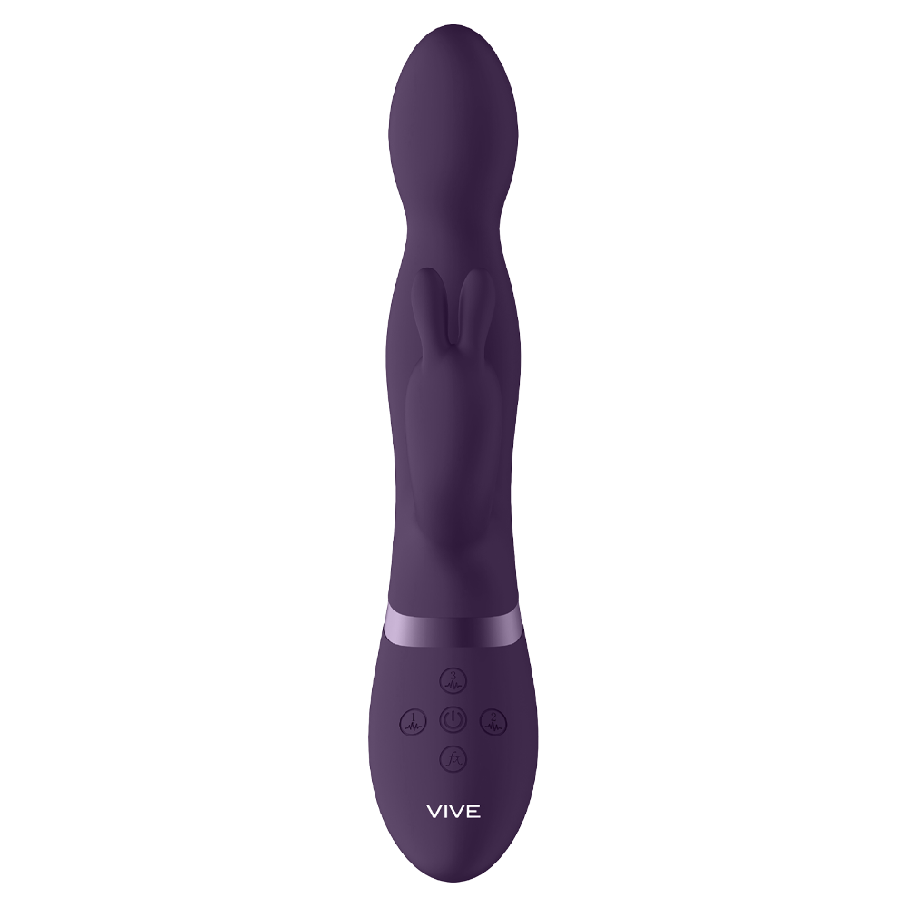 rabbitvibrator trippelmotor roterande skaft klimaxfunktion kittlande öron silikonyta kroppsvänlig vattentät uppladdningsbar stark vibration multifunktionell smidig kontrollpanel sexleksak massagefunktion sexleksaksdesign