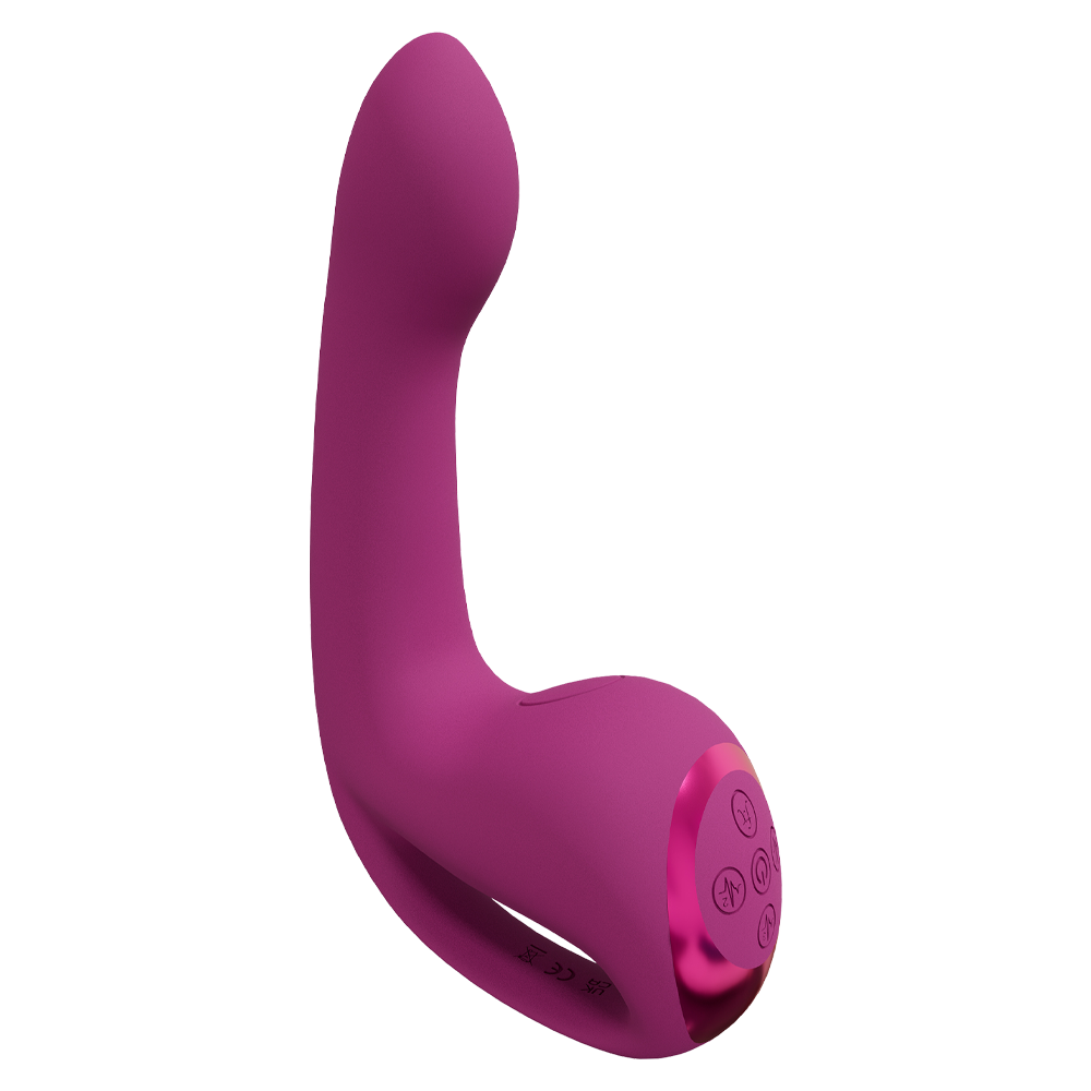 vickande stav trummande klitorisstimulans ergonomiskt grepp rabbitvibrator tre motorer klimaxknapp stänksäker uppladdningsbar tillgänglig design rytmisk massage multifunktionell sexleksak kroppsvänlig silikon
