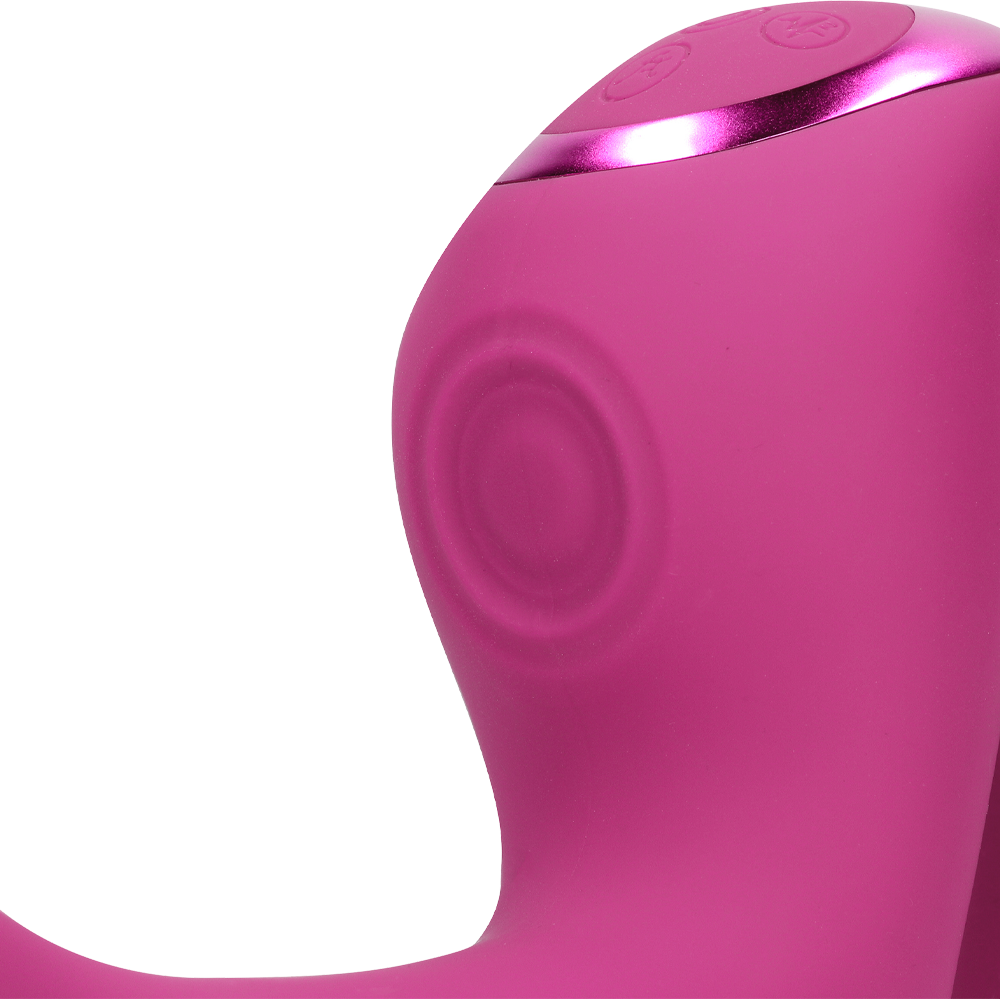 vickande stav trummande klitorisstimulans ergonomiskt grepp rabbitvibrator tre motorer klimaxknapp stänksäker uppladdningsbar tillgänglig design rytmisk massage multifunktionell sexleksak kroppsvänlig silikon