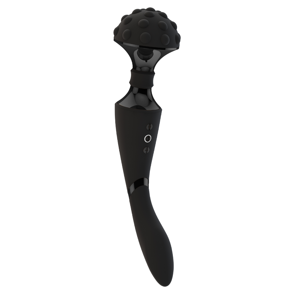 dubbelsidig wand vibrator g-punktstimulator klitorisstav massagefunktion två motorer stänktålig uppladdningsbar silikonyta kroppsvänlig design multifunktionell sexleksak rytmisk stimulans ergonomisk