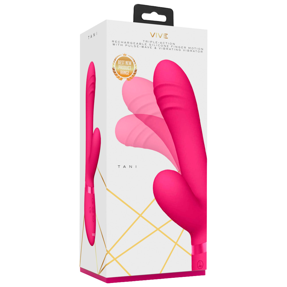 vickande stav rabbitvibrator trummande klitorisstimulans tre motorer klimaxfunktion silikonyta kroppsvänlig ergonomisk uppladdningsbar vattentät djup stimulans rytmisk vibration sexleksak teknologi