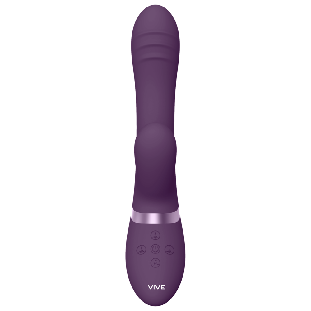 vickande stav rabbitvibrator trummande klitorisstimulans tre motorer klimaxfunktion silikonyta kroppsvänlig ergonomisk uppladdningsbar vattentät djup stimulans rytmisk vibration sexleksak teknologi