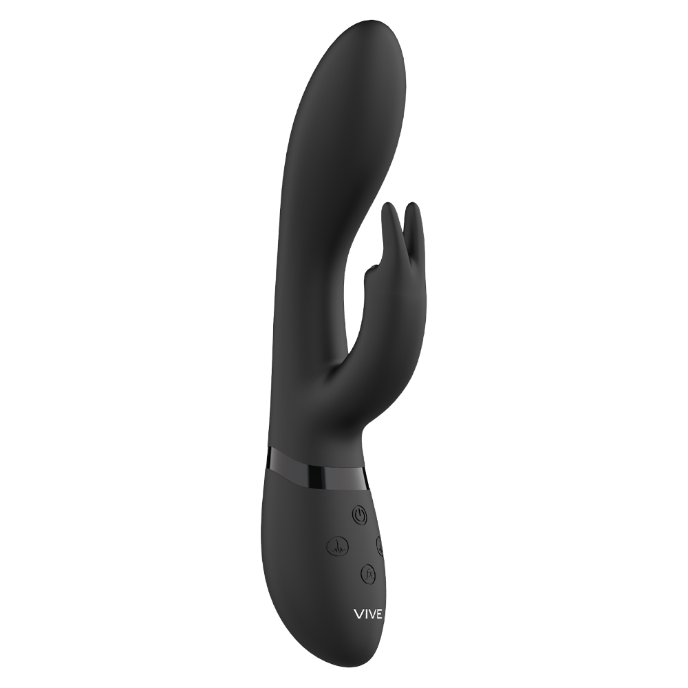 rabbitvibrator dubbelmotor klitorisstimulans öronformad stav klimaxfunktion silikonyta ergonomisk design kroppsvänlig vattentät uppladdningsbar kraftfull vibration rytmisk stimulans sexleksak sexleksaksdesign