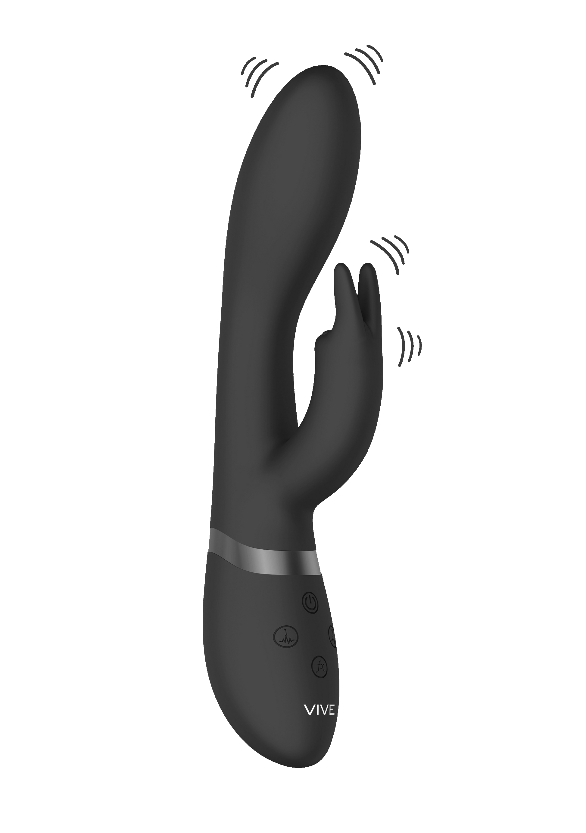 rabbitvibrator dubbelmotor klitorisstimulans öronformad stav klimaxfunktion silikonyta ergonomisk design kroppsvänlig vattentät uppladdningsbar kraftfull vibration rytmisk stimulans sexleksak sexleksaksdesign