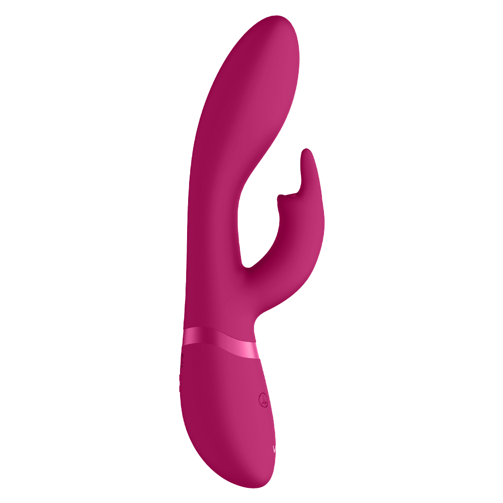 rabbitvibrator dubbelmotor klitorisstimulans öronformad stav klimaxfunktion silikonyta ergonomisk design kroppsvänlig vattentät uppladdningsbar kraftfull vibration rytmisk stimulans sexleksak sexleksaksdesign