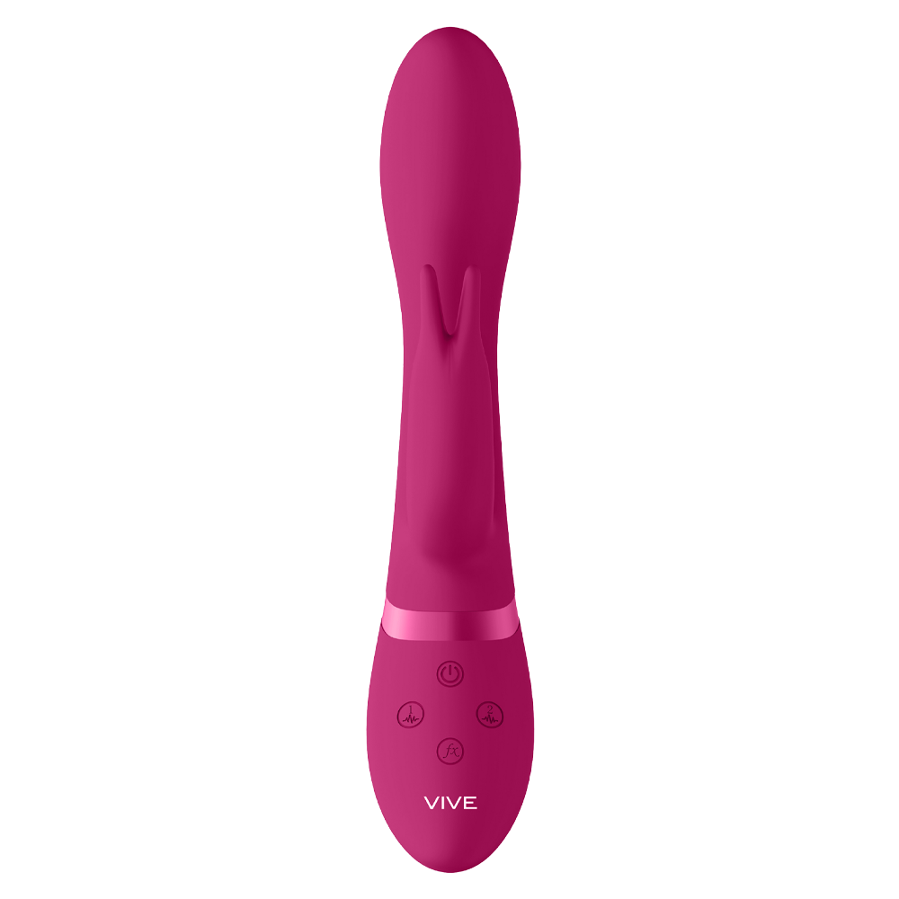 rabbitvibrator dubbelmotor klitorisstimulans öronformad stav klimaxfunktion silikonyta ergonomisk design kroppsvänlig vattentät uppladdningsbar kraftfull vibration rytmisk stimulans sexleksak sexleksaksdesign
