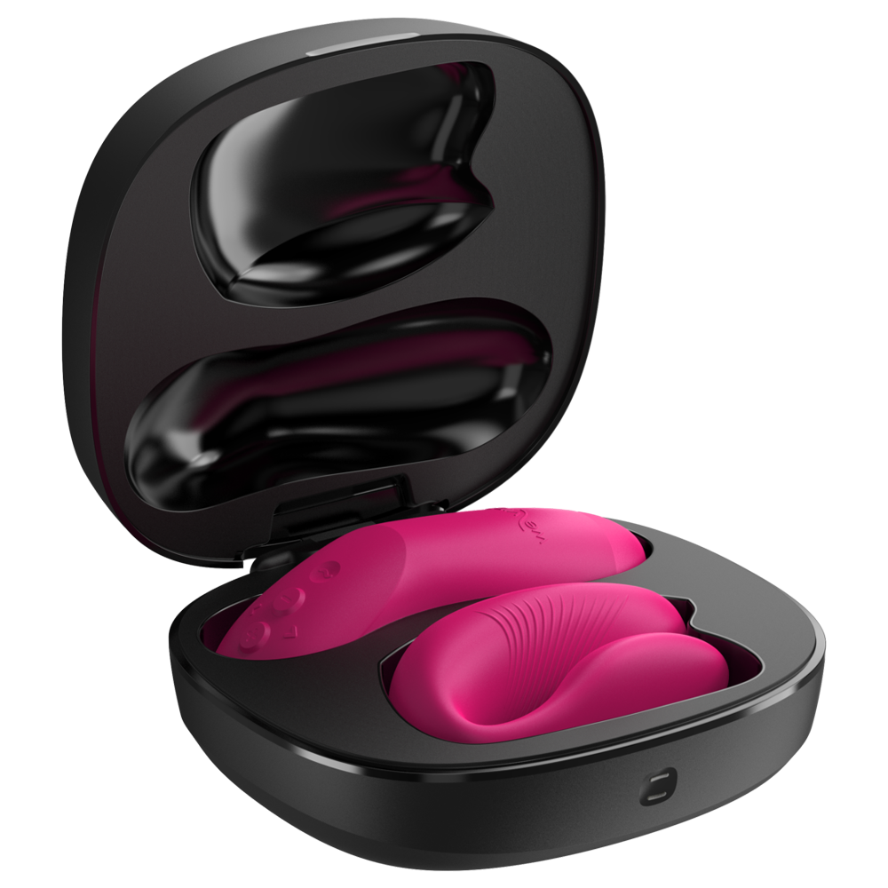 parvibrator we vibe fusion wave teknologi appstyrd fjärrkontroll tre motorer klitoris g punkt stimulans hudvänligt silikon flexibel uppladdningsbar dubbel njutning sexleksak