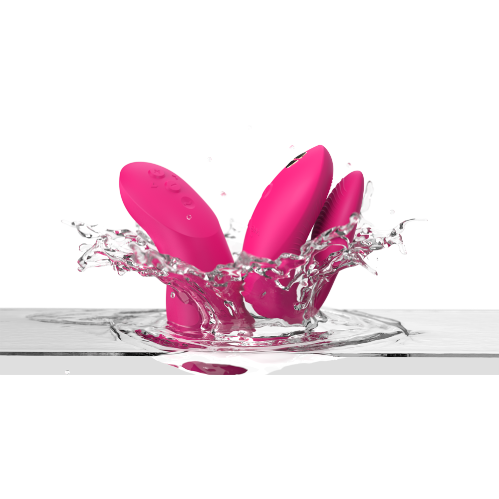 parvibrator we vibe fusion wave teknologi appstyrd fjärrkontroll tre motorer klitoris g punkt stimulans hudvänligt silikon flexibel uppladdningsbar dubbel njutning sexleksak