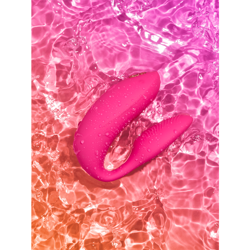 parvibrator we vibe fusion wave teknologi appstyrd fjärrkontroll tre motorer klitoris g punkt stimulans hudvänligt silikon flexibel uppladdningsbar dubbel njutning sexleksak