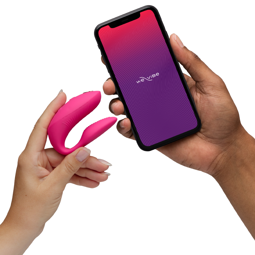 parvibrator we vibe fusion wave teknologi appstyrd fjärrkontroll tre motorer klitoris g punkt stimulans hudvänligt silikon flexibel uppladdningsbar dubbel njutning sexleksak