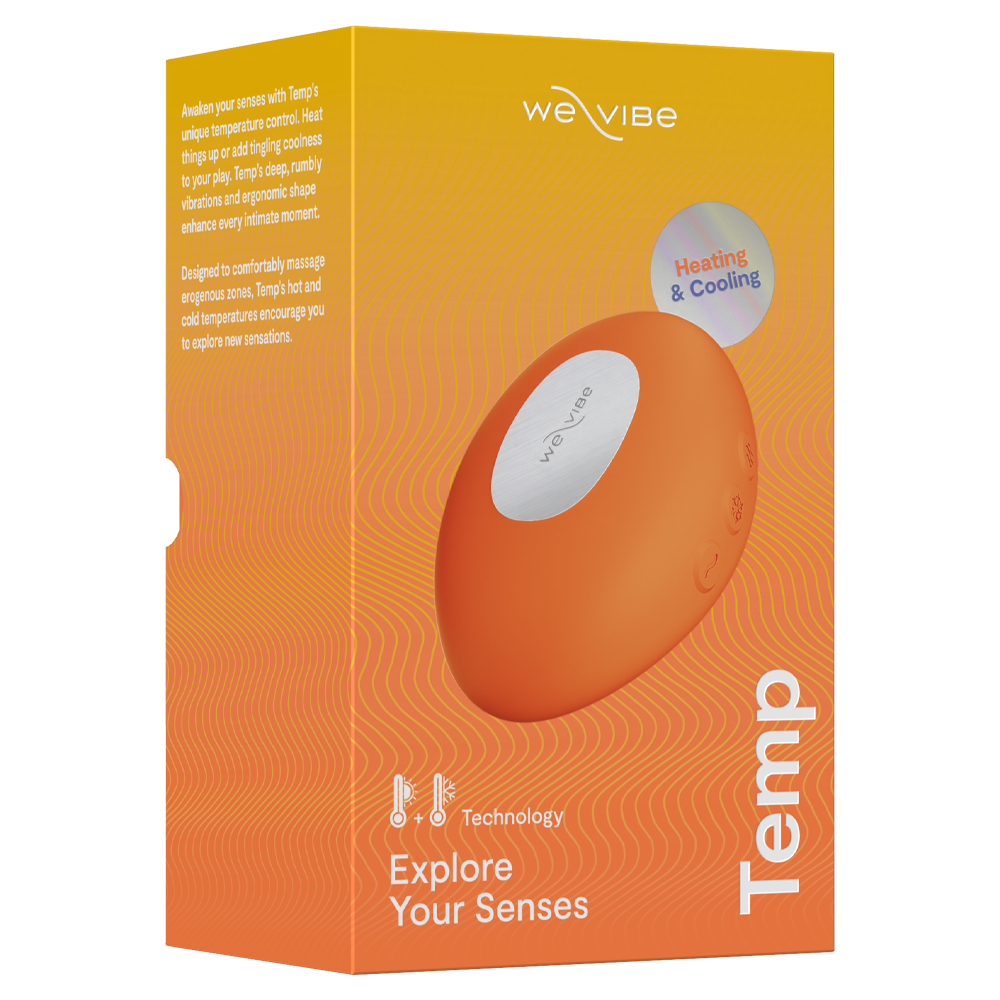 lay-on vibrator we vibe värme kyla temperaturlek silikon ergonomisk tyst vattentät uppladdningsbar tre vibrationslägen sensuell stimulans hudvänlig sexleksak solo par