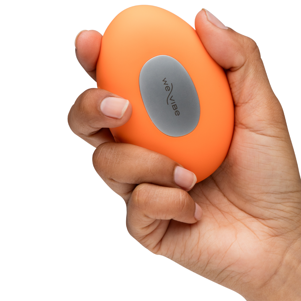 lay-on vibrator we vibe värme kyla temperaturlek silikon ergonomisk tyst vattentät uppladdningsbar tre vibrationslägen sensuell stimulans hudvänlig sexleksak solo par